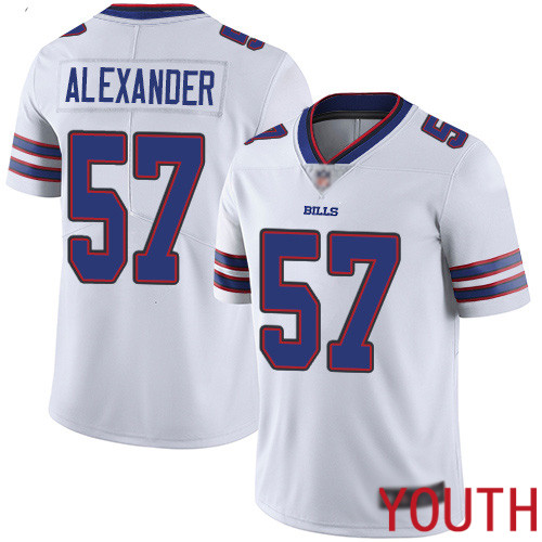 Youth Buffalo Bills #57 Lorenzo Alexander White Vapor Untouchable Limited Player NFL Jersey
